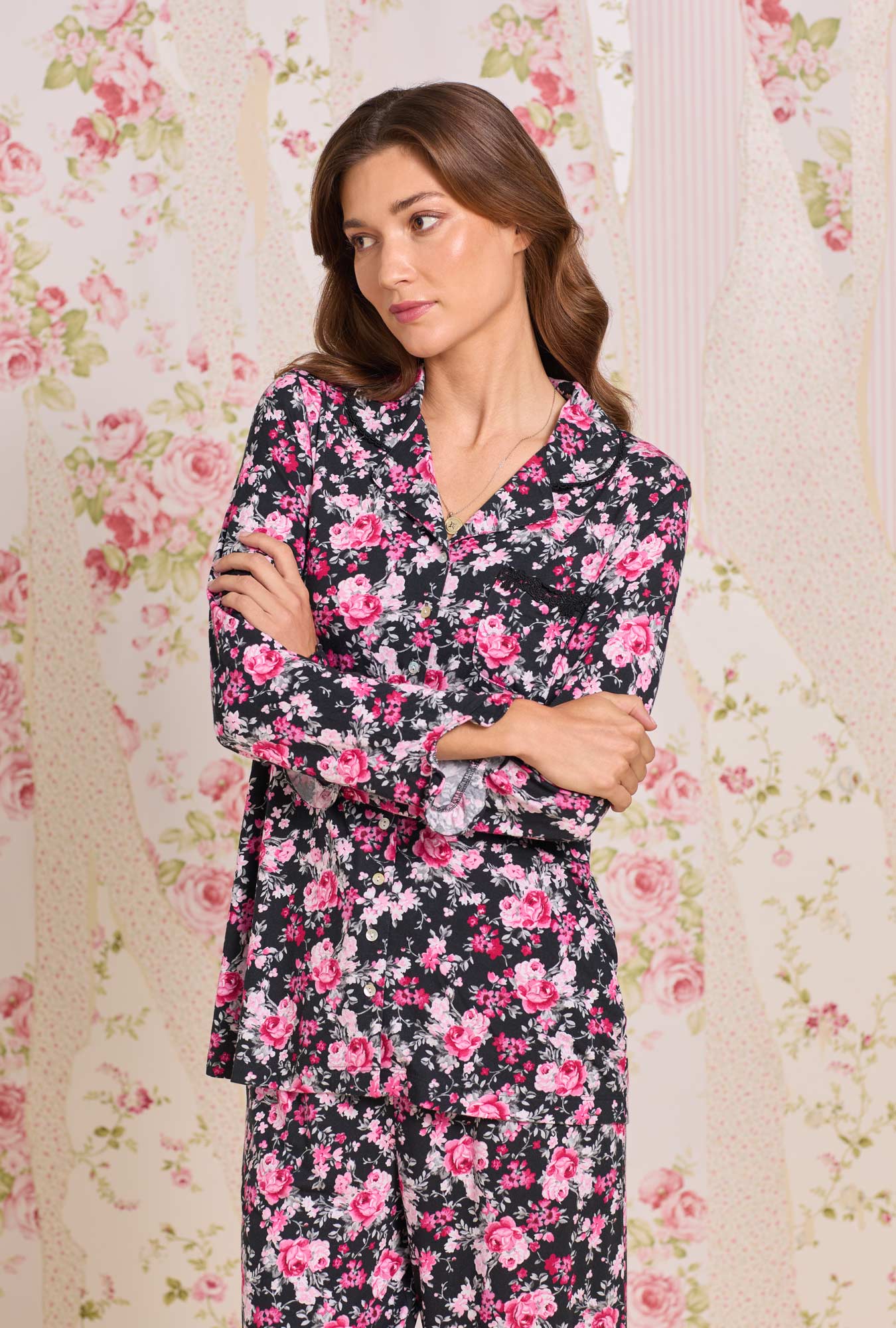 Eileen West Evening Floral Tencel™ Modal Pajama