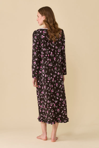 Eileen West Vintage Vine Long Sleeve Nightgown
