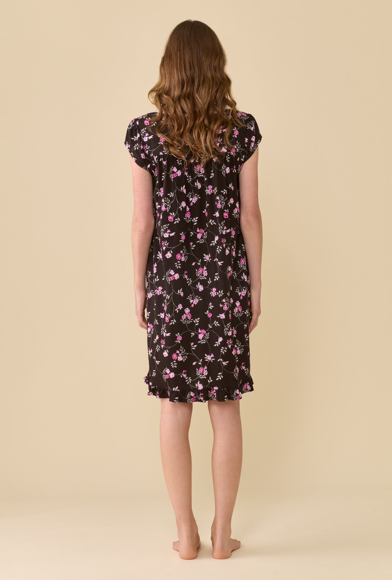 Eileen West Vintage Vine Cap Sleeve Chemise