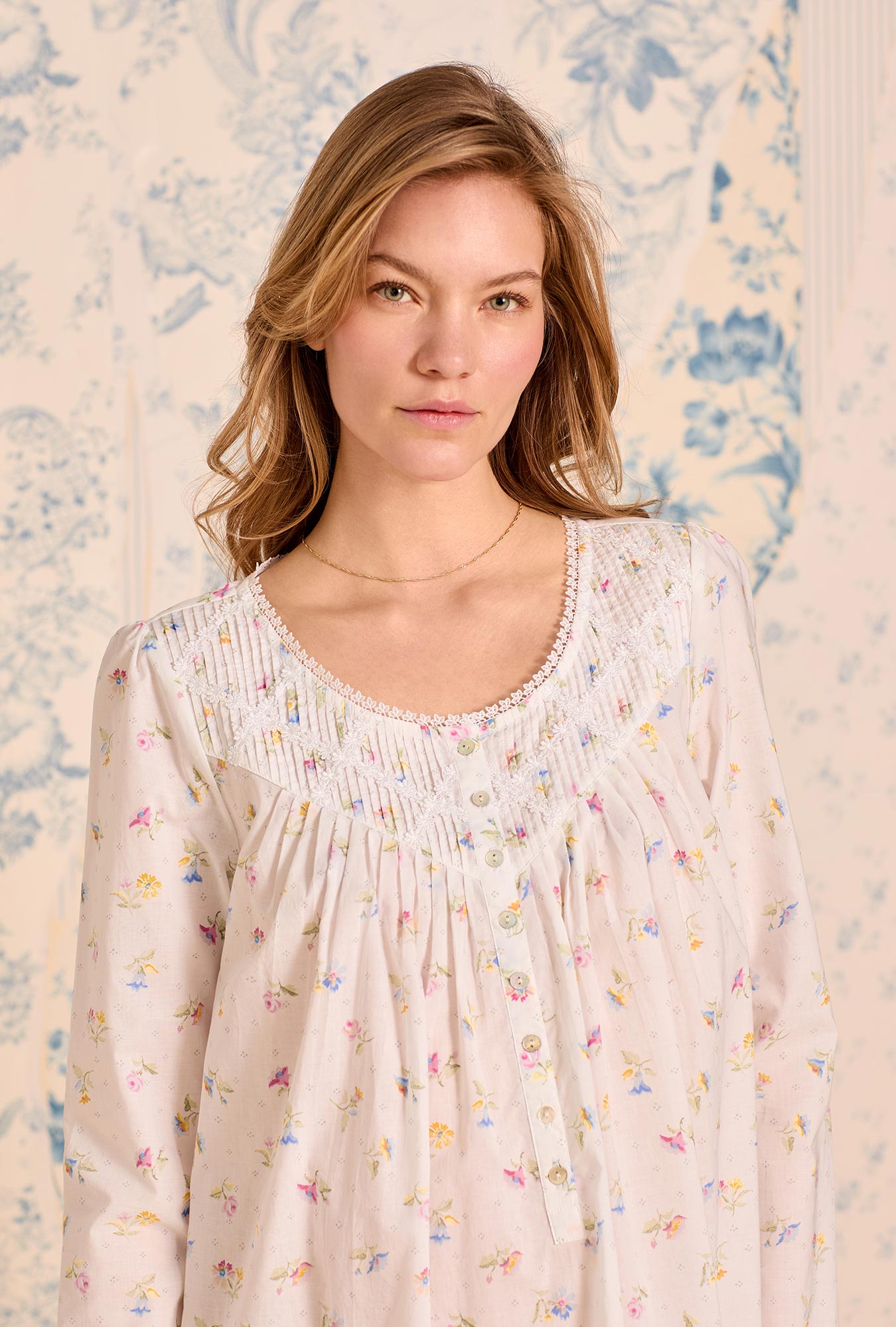 Eileen West Poetic Long Sleeve Ballet Nightgown