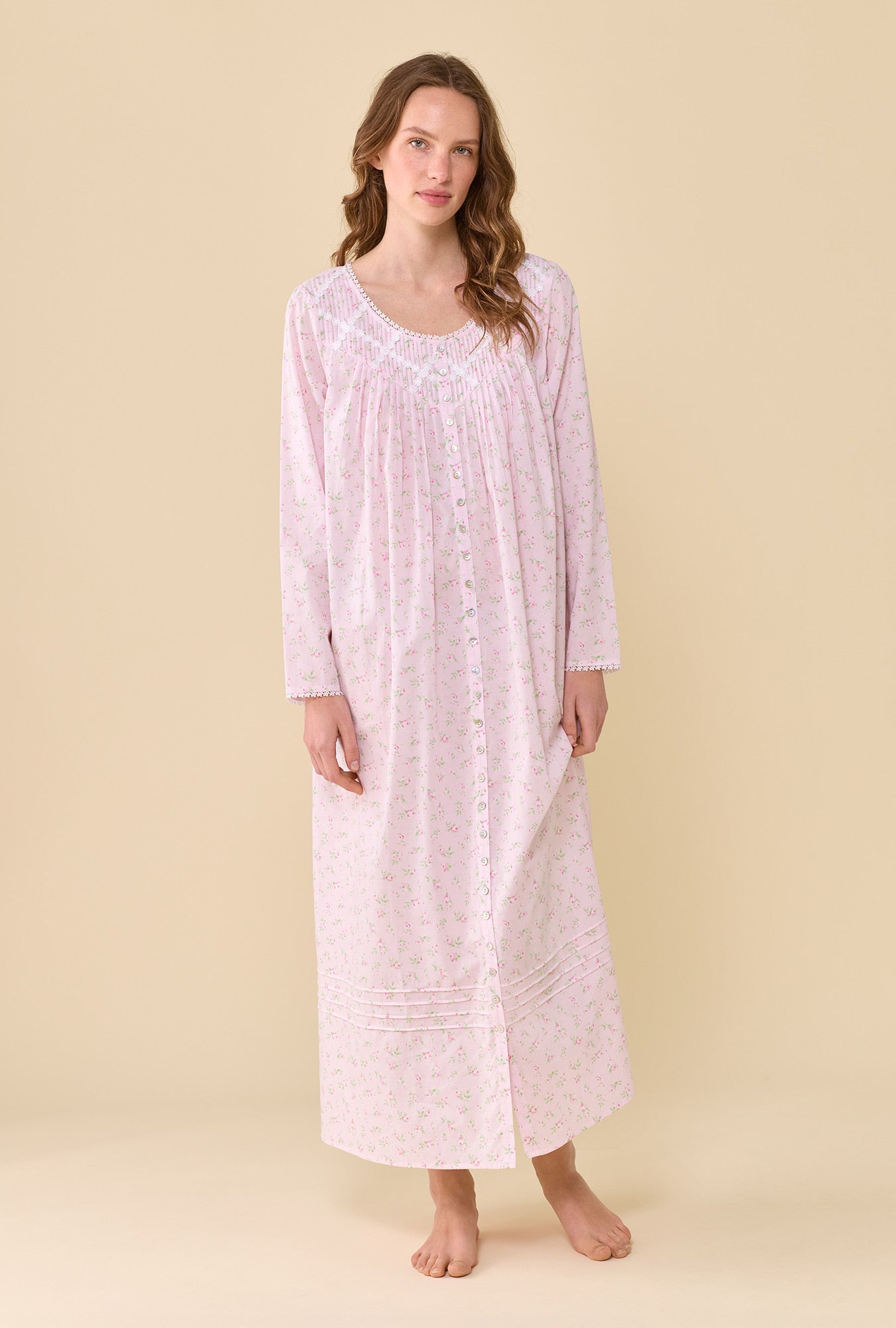 Eileen West Poetic Long Sleeve Ballet Nightgown