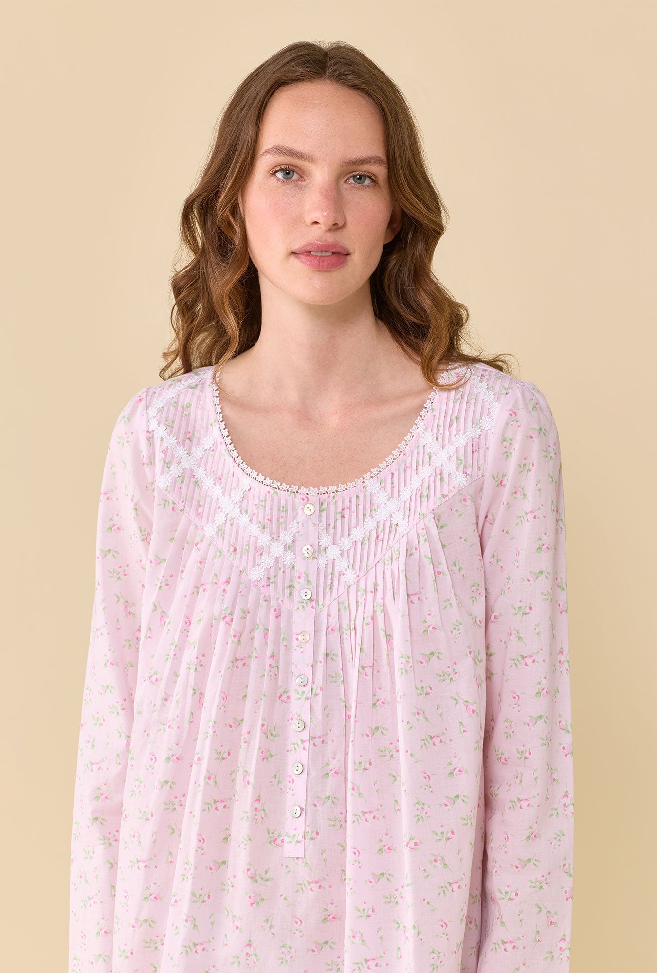 Eileen West Poetic Long Sleeve Ballet Nightgown