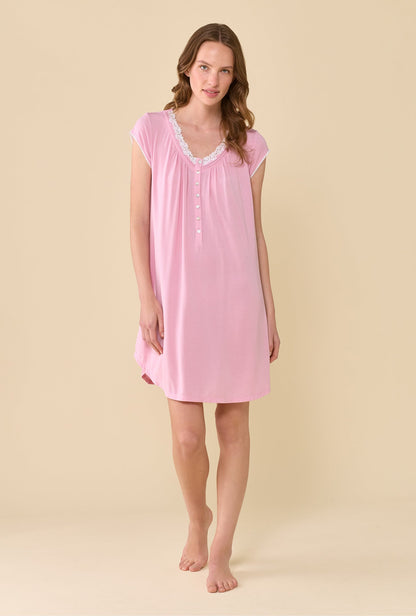 Eileen West Dusty Rose Nightshirt