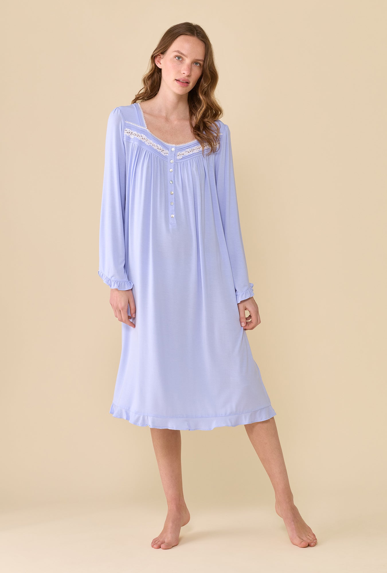 Eileen West Peri Long Sleeve Nightgown