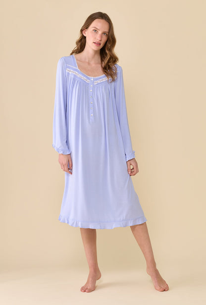 Eileen West Peri Long Sleeve Nightgown