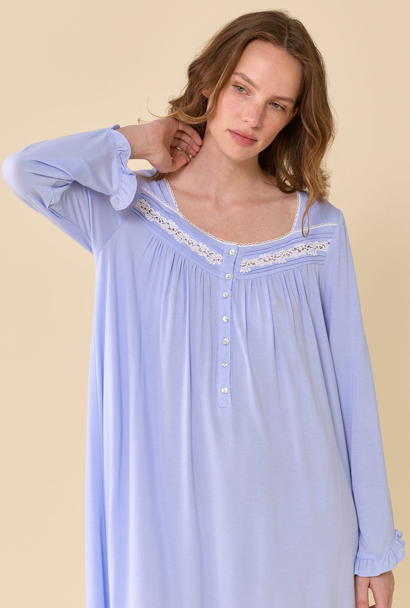Eileen West Peri Long Sleeve Nightgown