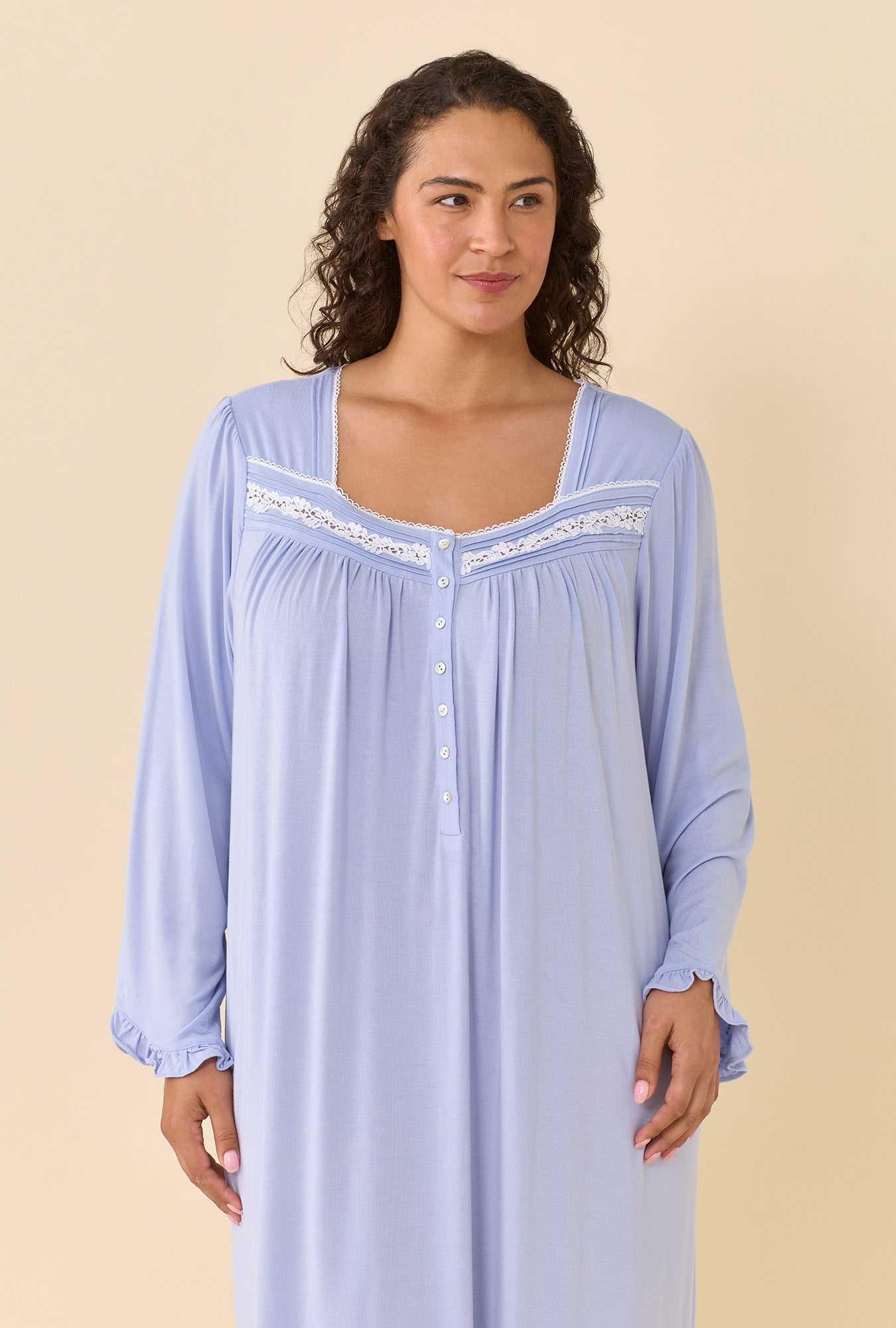 Eileen West Peri Long Sleeve Nightgown