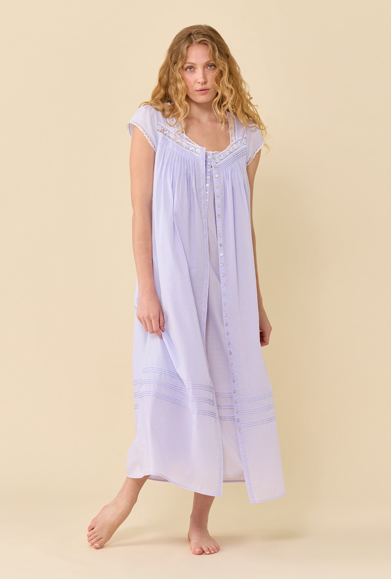 Eileen West The Eileen Swiss Dot Nightgown