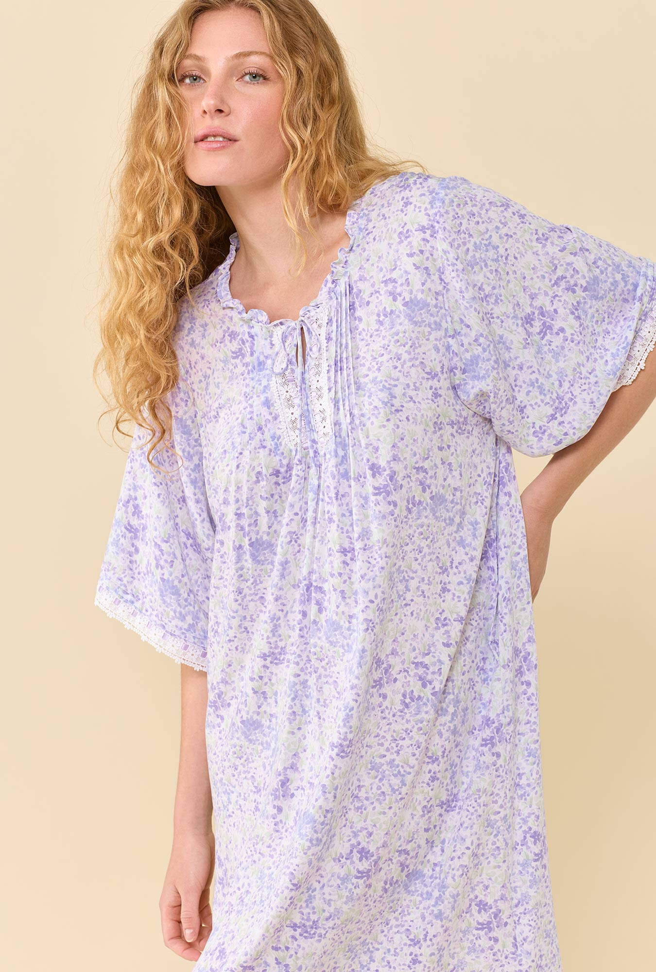 Eileen West Lavender Whisper Caftan