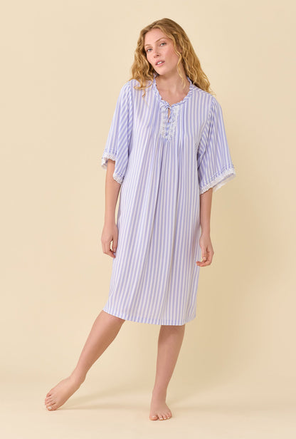 Eileen West Provence Stripe Caftan