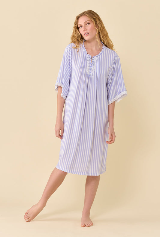 Eileen West Provence Stripe Caftan