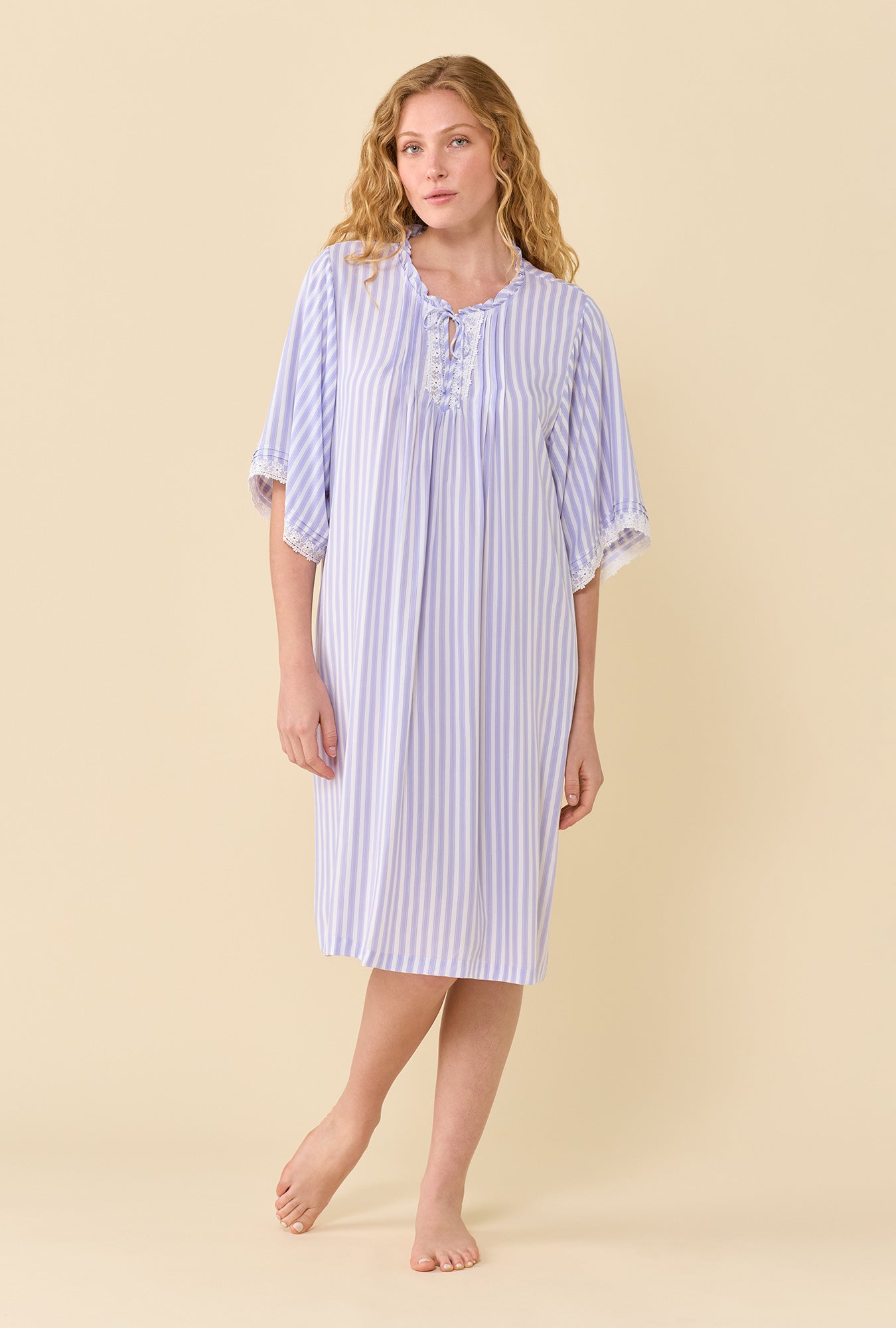 Eileen West Provence Stripe Caftan