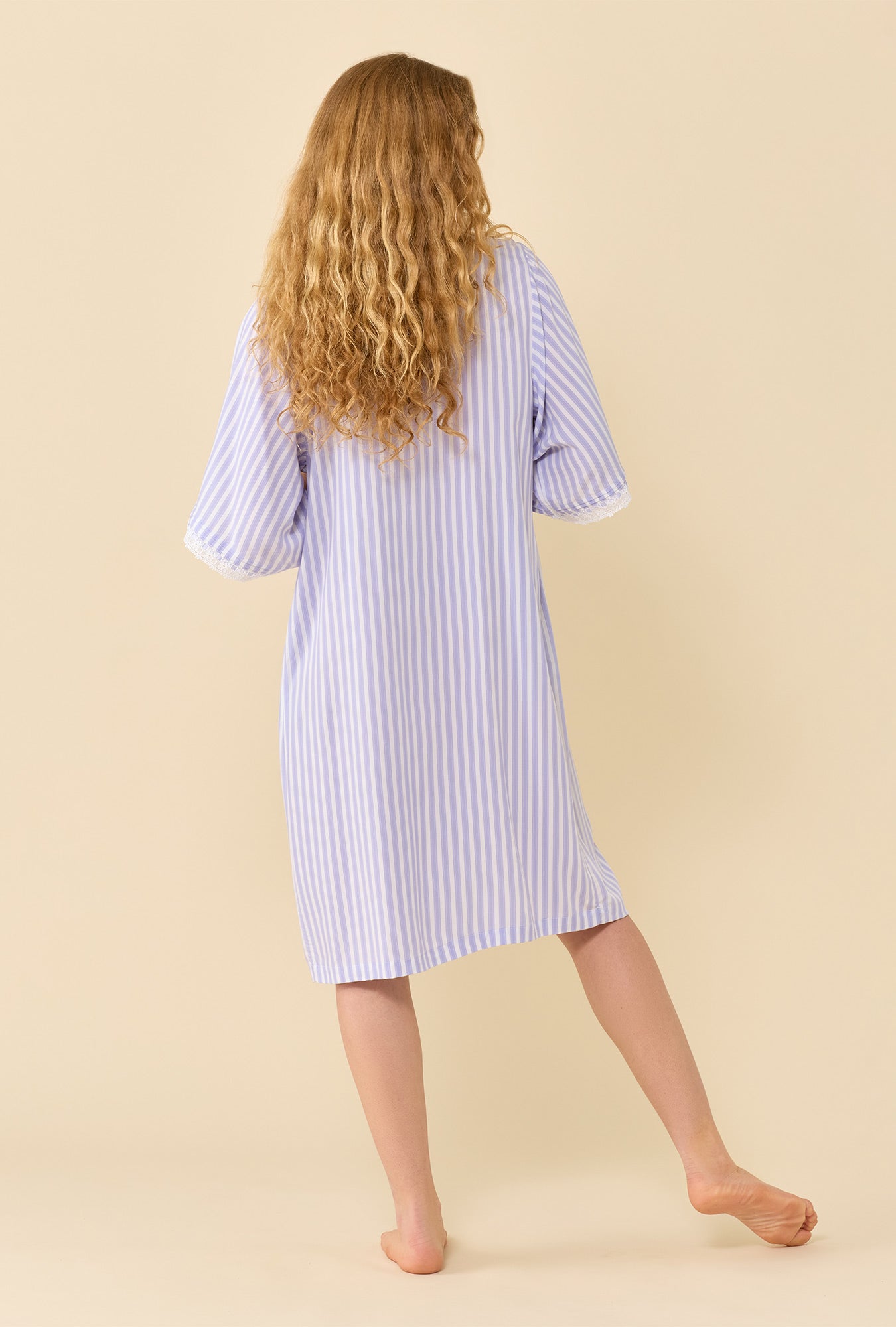 Eileen West Provence Stripe Caftan