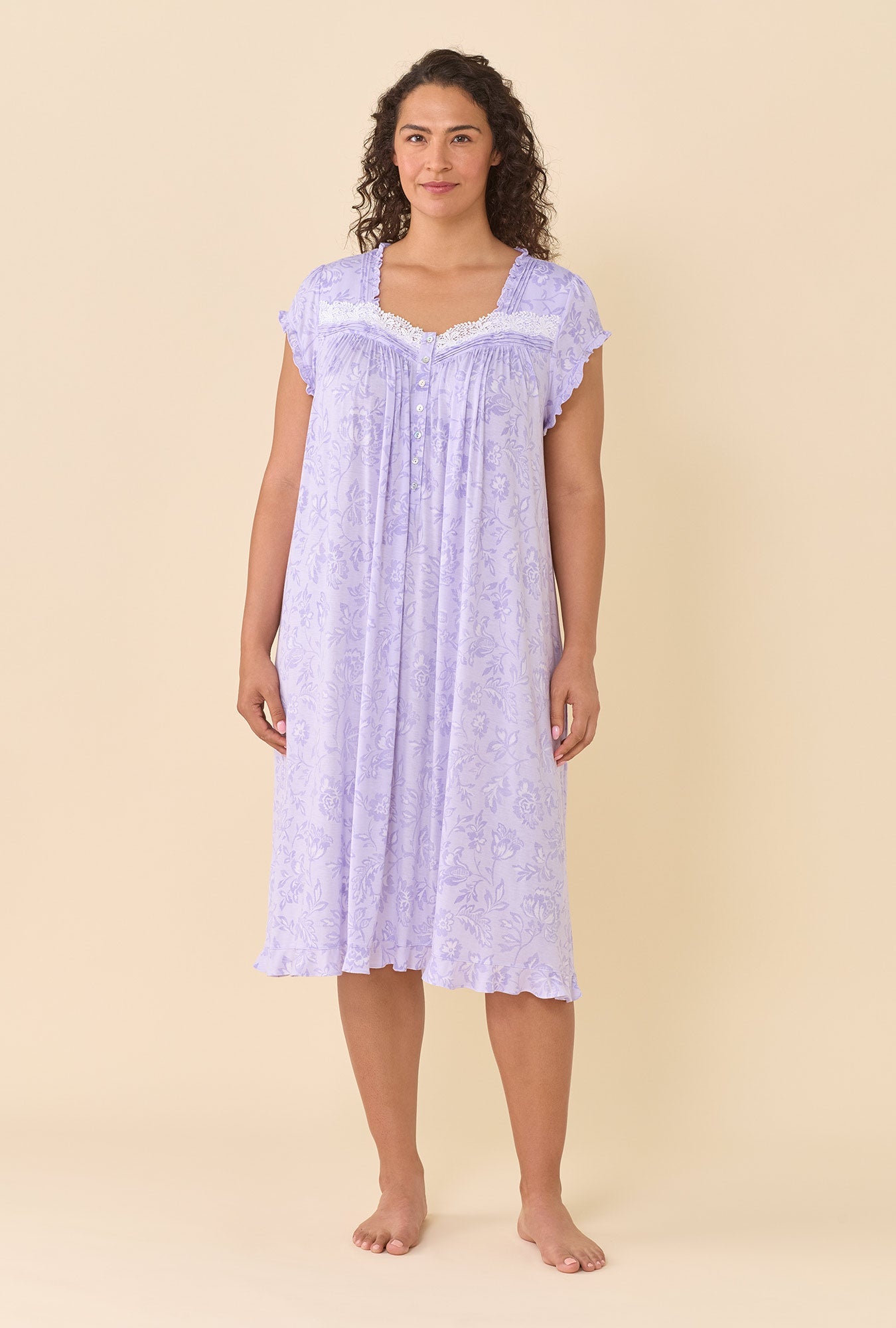 Eileen West Lavender Bloom Waltz Nightgown
