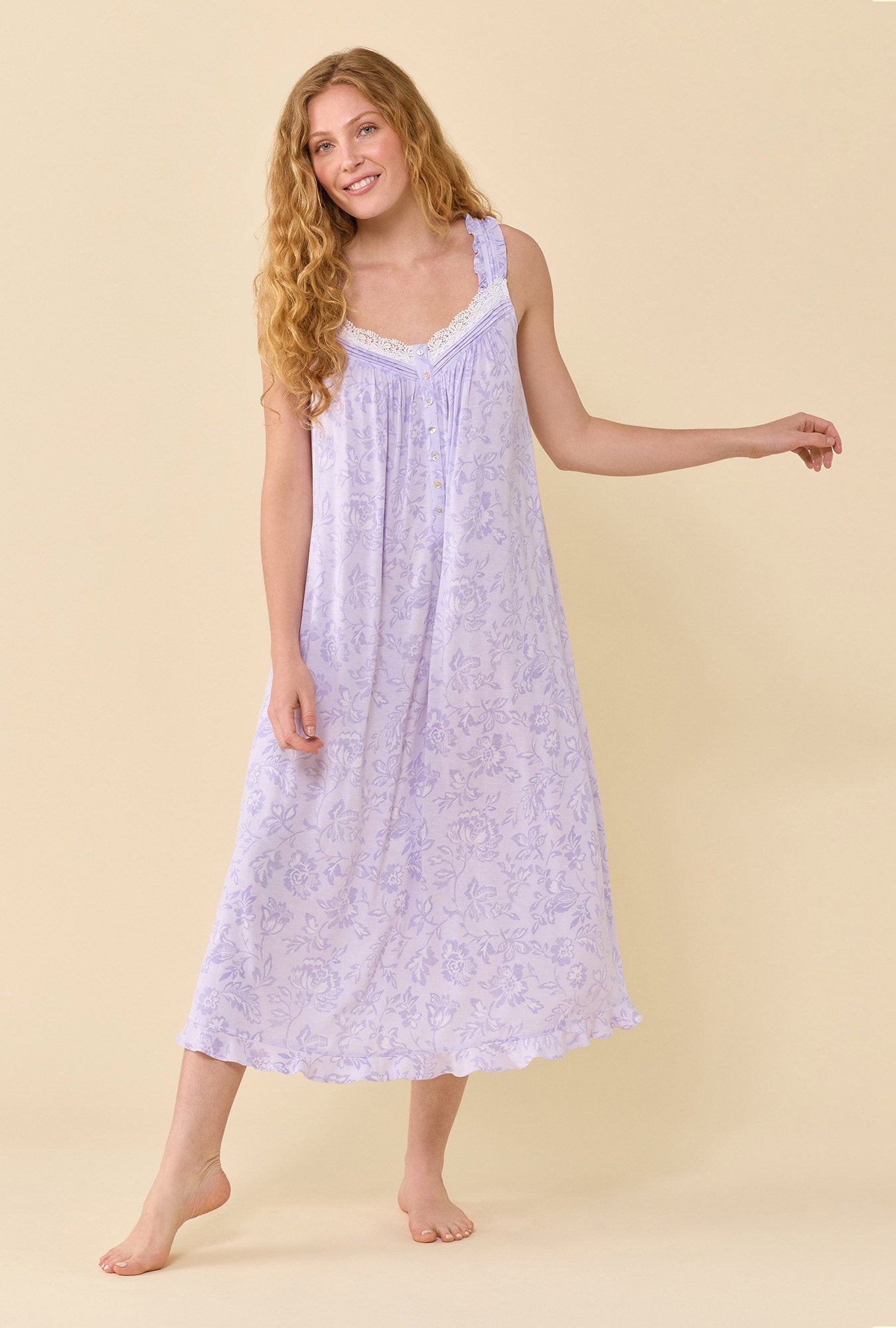 Eileen West The Eileen Lavender Bloom Nightgown
