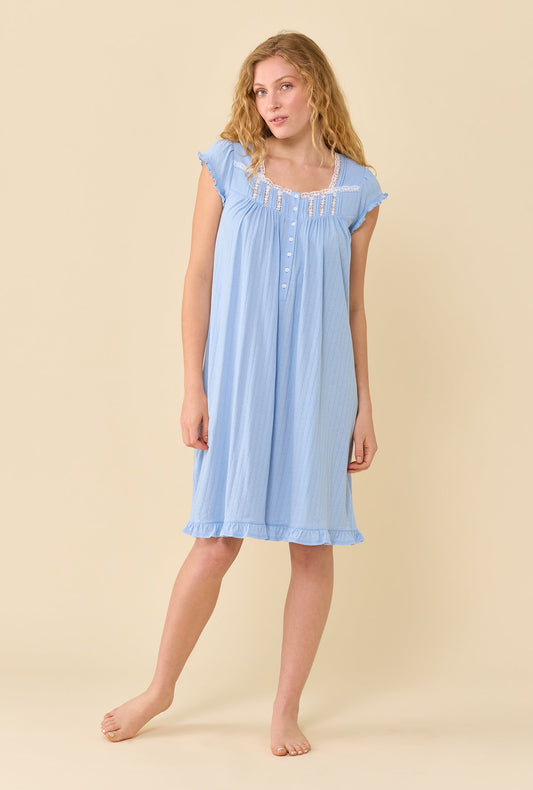 Eileen West Periwinkle Waltz Nightgown