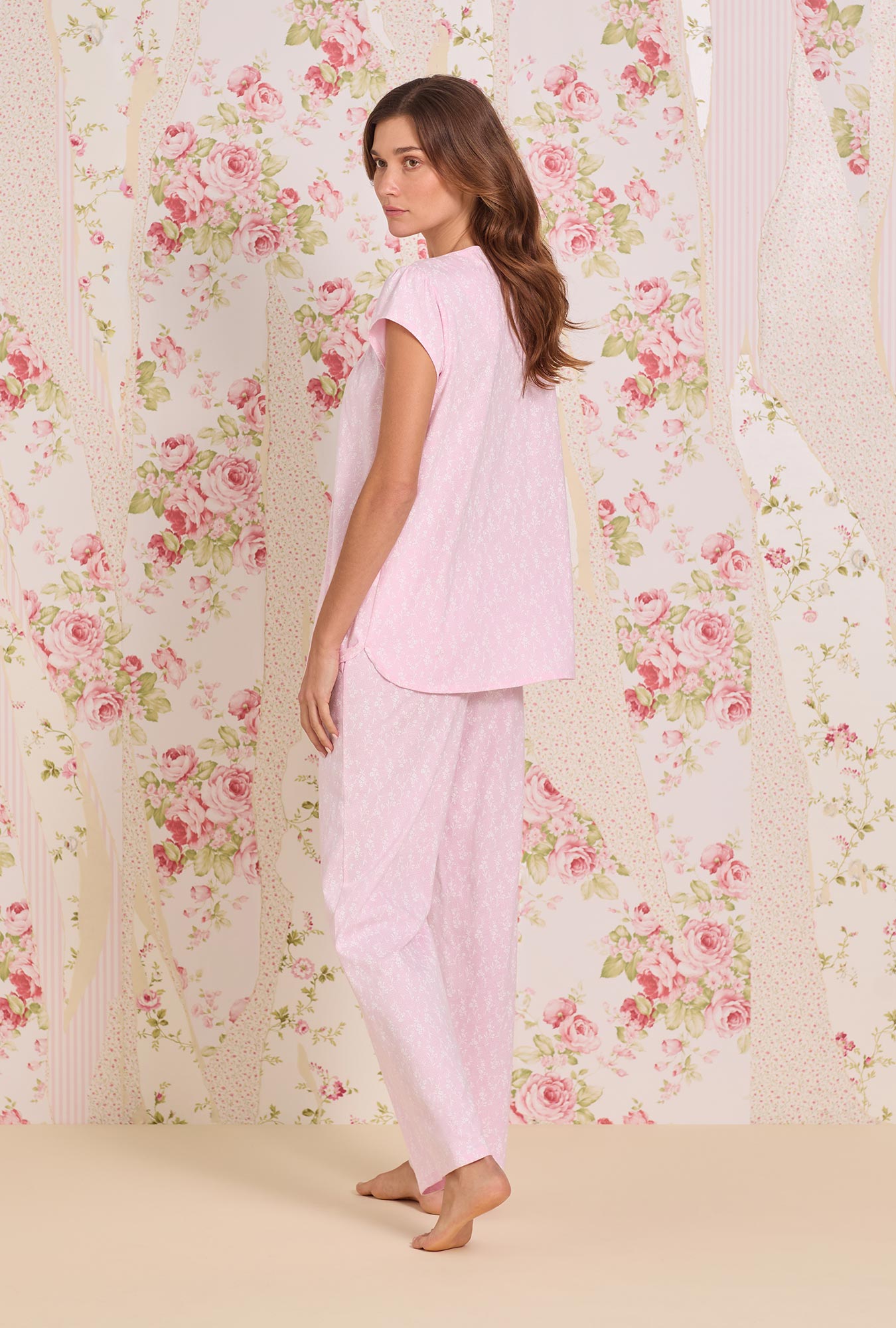Eileen West Wildflower Cotton Knit Pajama