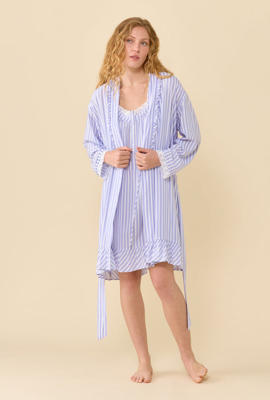 Eileen West Provence Stripe Robe