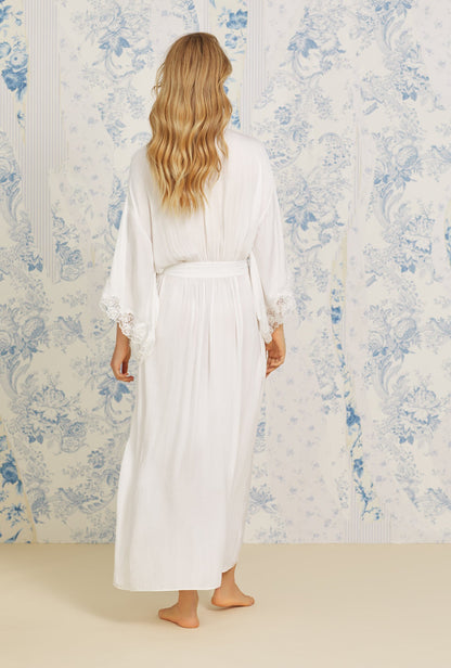 Eileen West Santorini Satin Wrap Robe