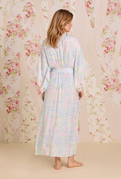 Eileen West Santorini Satin Wrap Robe