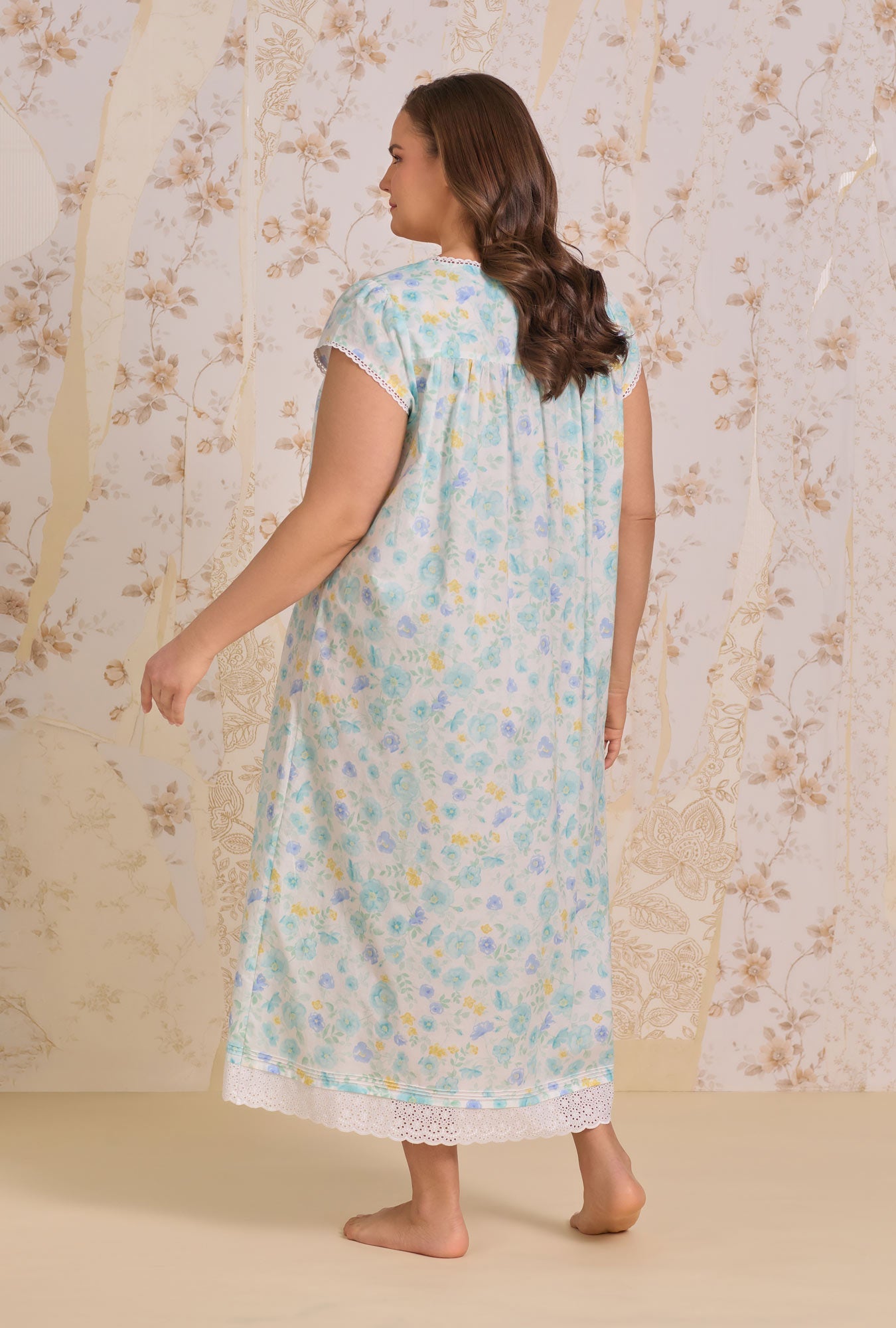 Eileen West Springwater Floral Nightgown