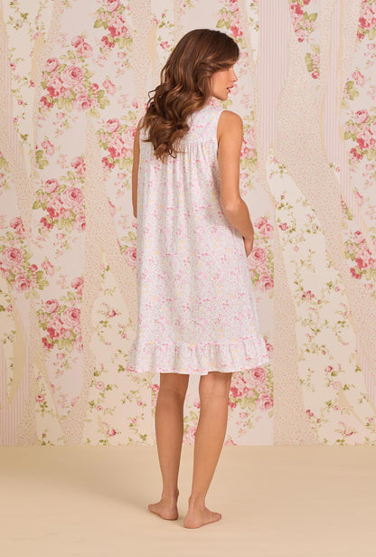 Eileen West Strawberry Field Cotton Knit Chemise