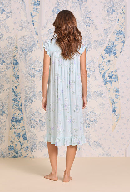 Eileen West Hellebore Floral Modal Cap Sleeve Waltz Nightgown