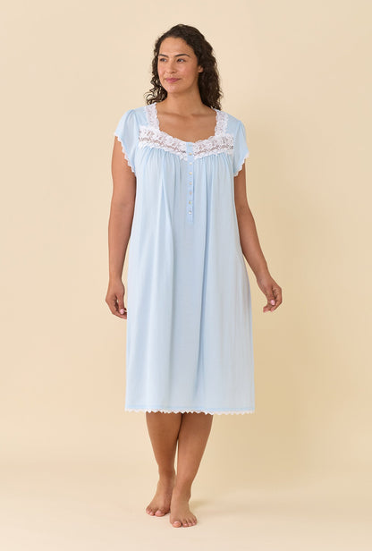 Eileen West Villa Blanca Waltz Knit Nightgown