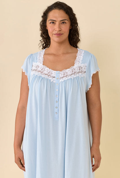 Eileen West Villa Blanca Waltz Knit Nightgown
