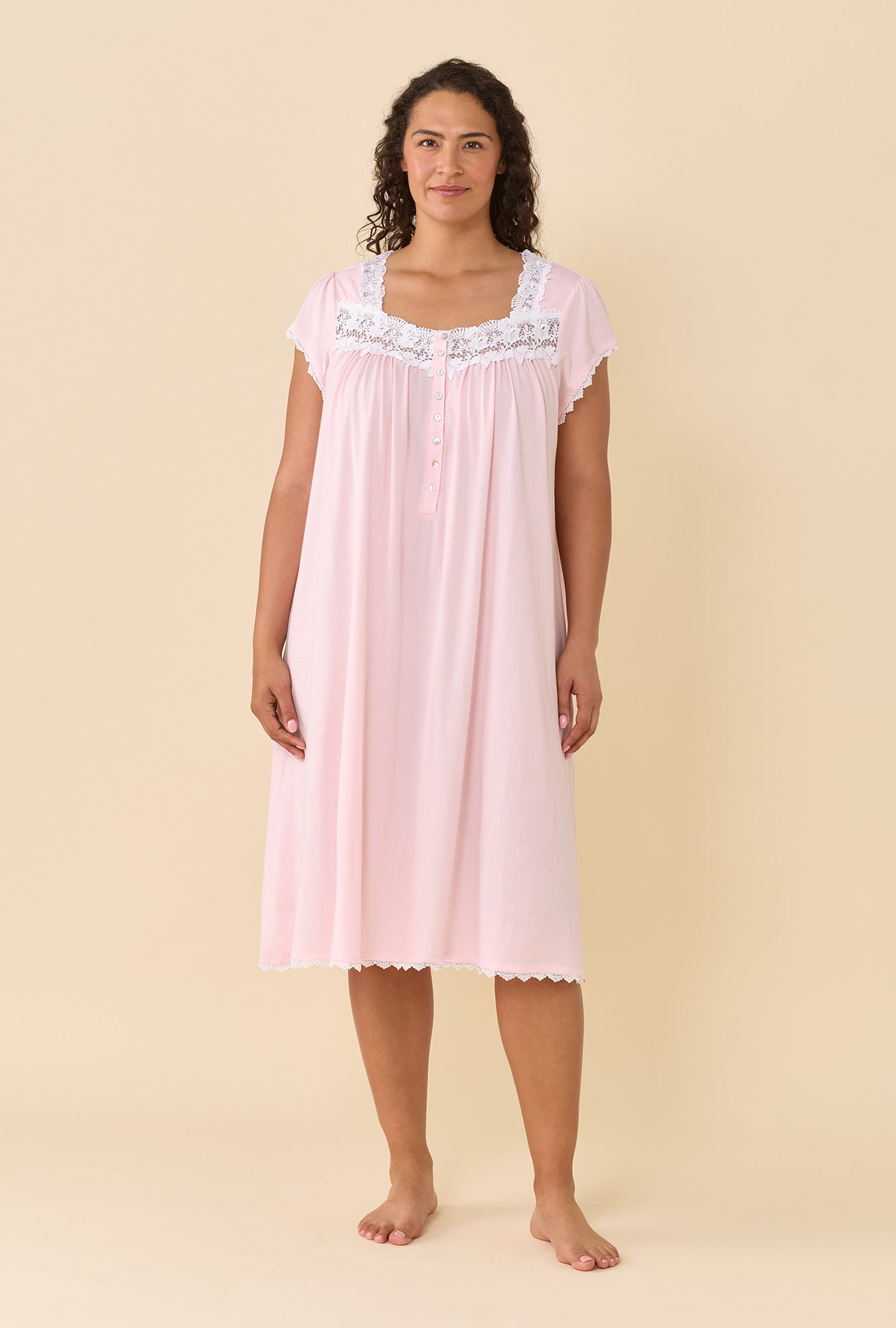 Eileen West Villa Blanca Waltz Knit Nightgown