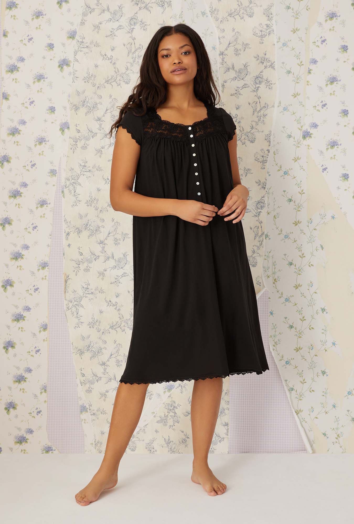Eileen West Villa Blanca Waltz Knit Nightgown