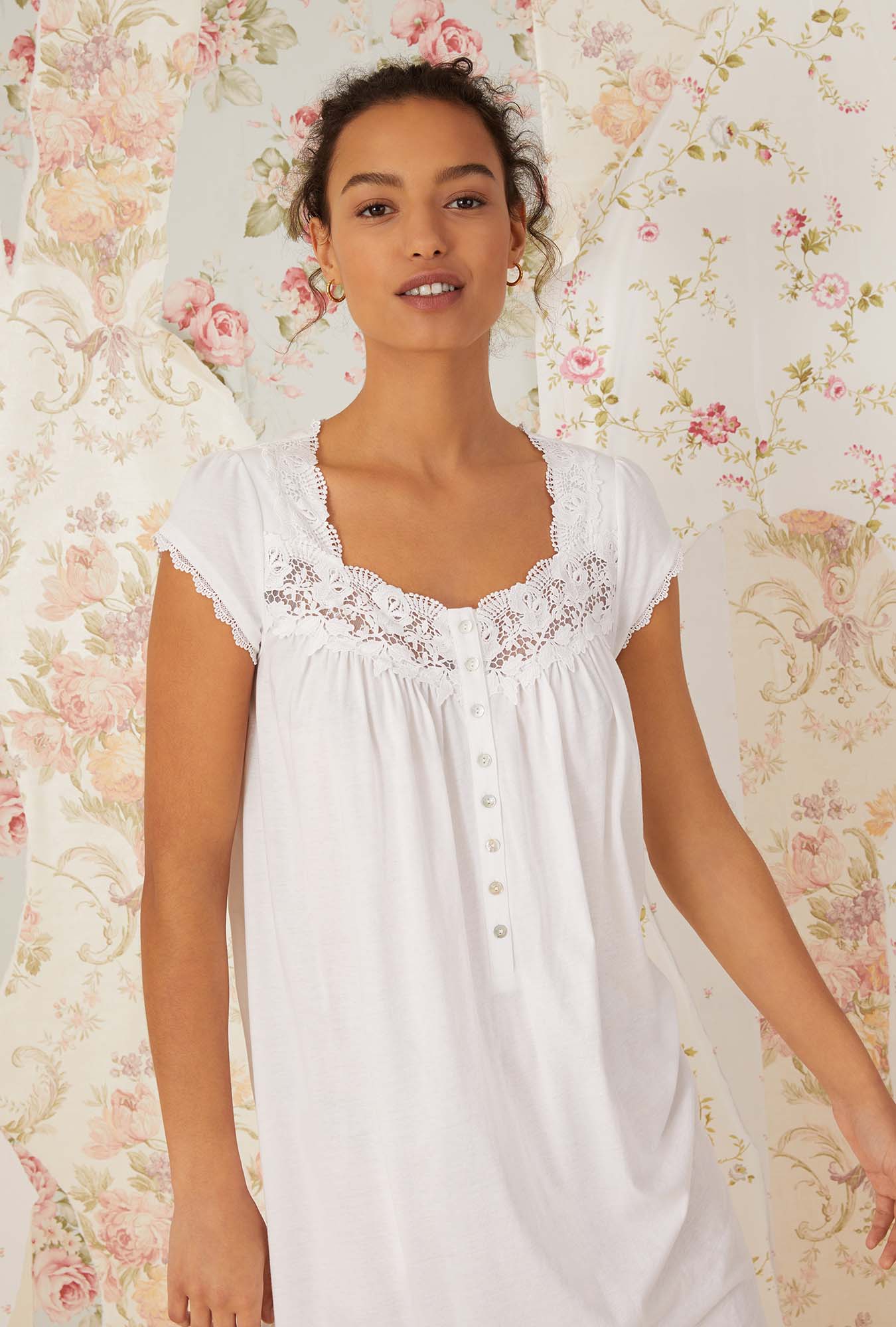 Eileen West Villa Blanca Waltz Knit Nightgown