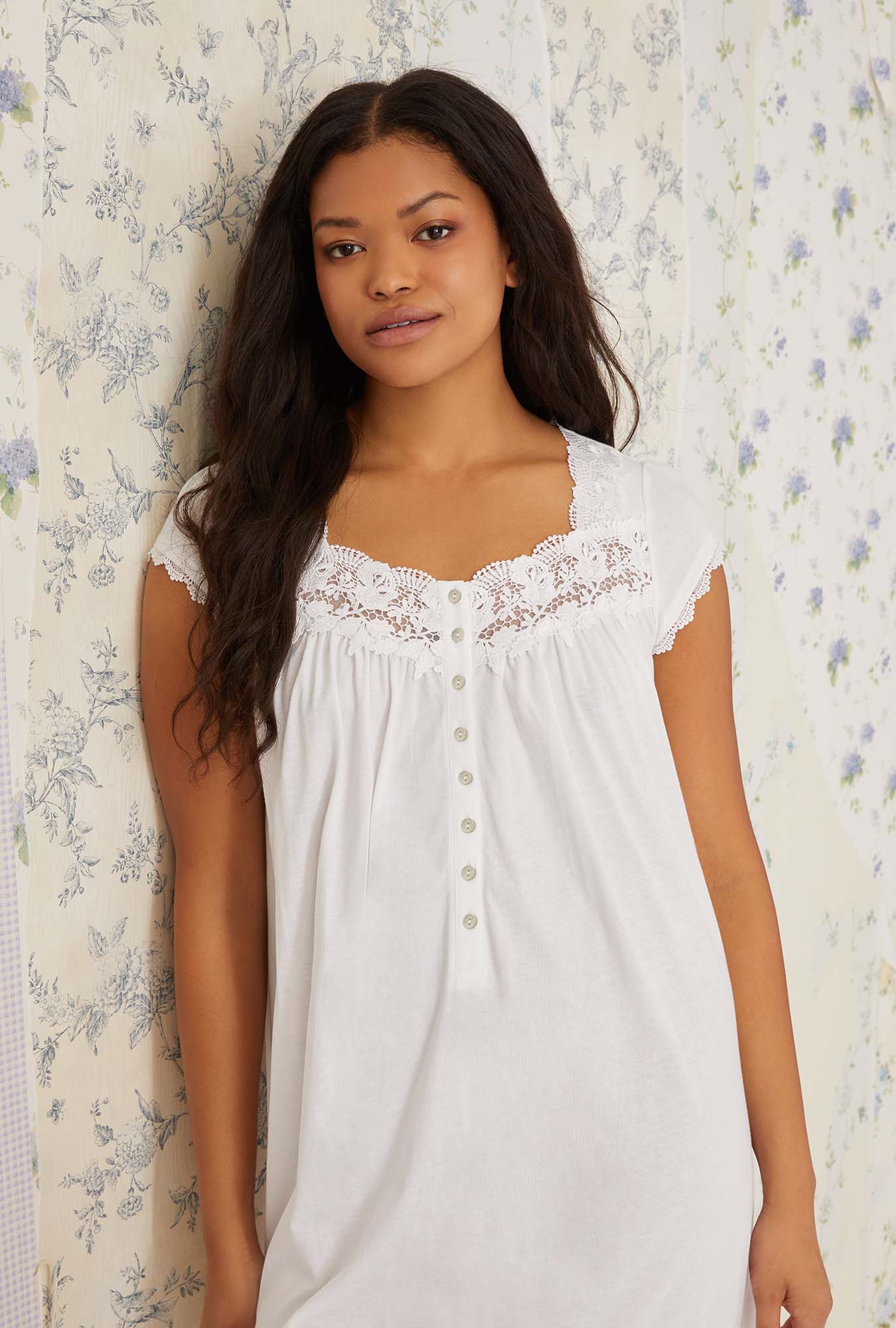 Eileen West Villa Blanca Waltz Knit Nightgown