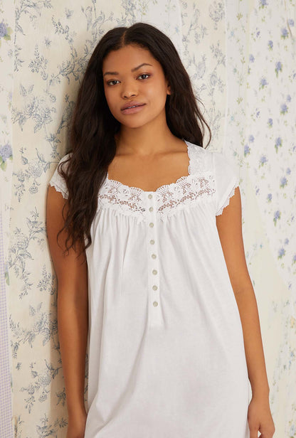 Eileen West Villa Blanca Waltz Knit Nightgown
