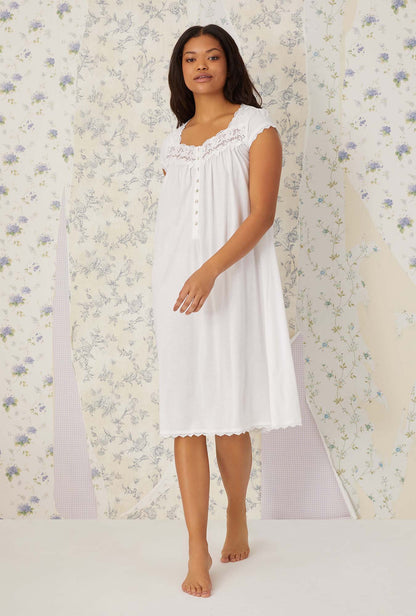 Eileen West Villa Blanca Waltz Knit Nightgown
