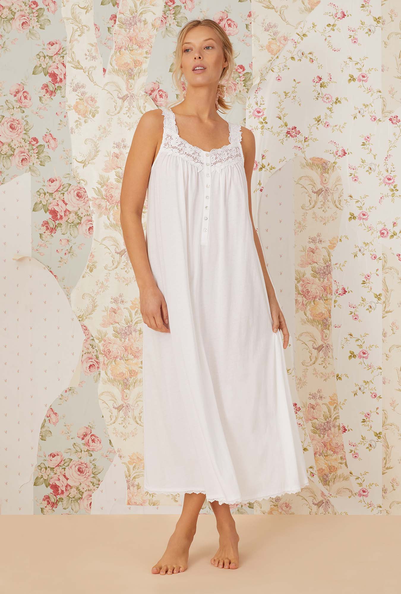 Eileen West Villa Blanca Knit Ballet Nightgown