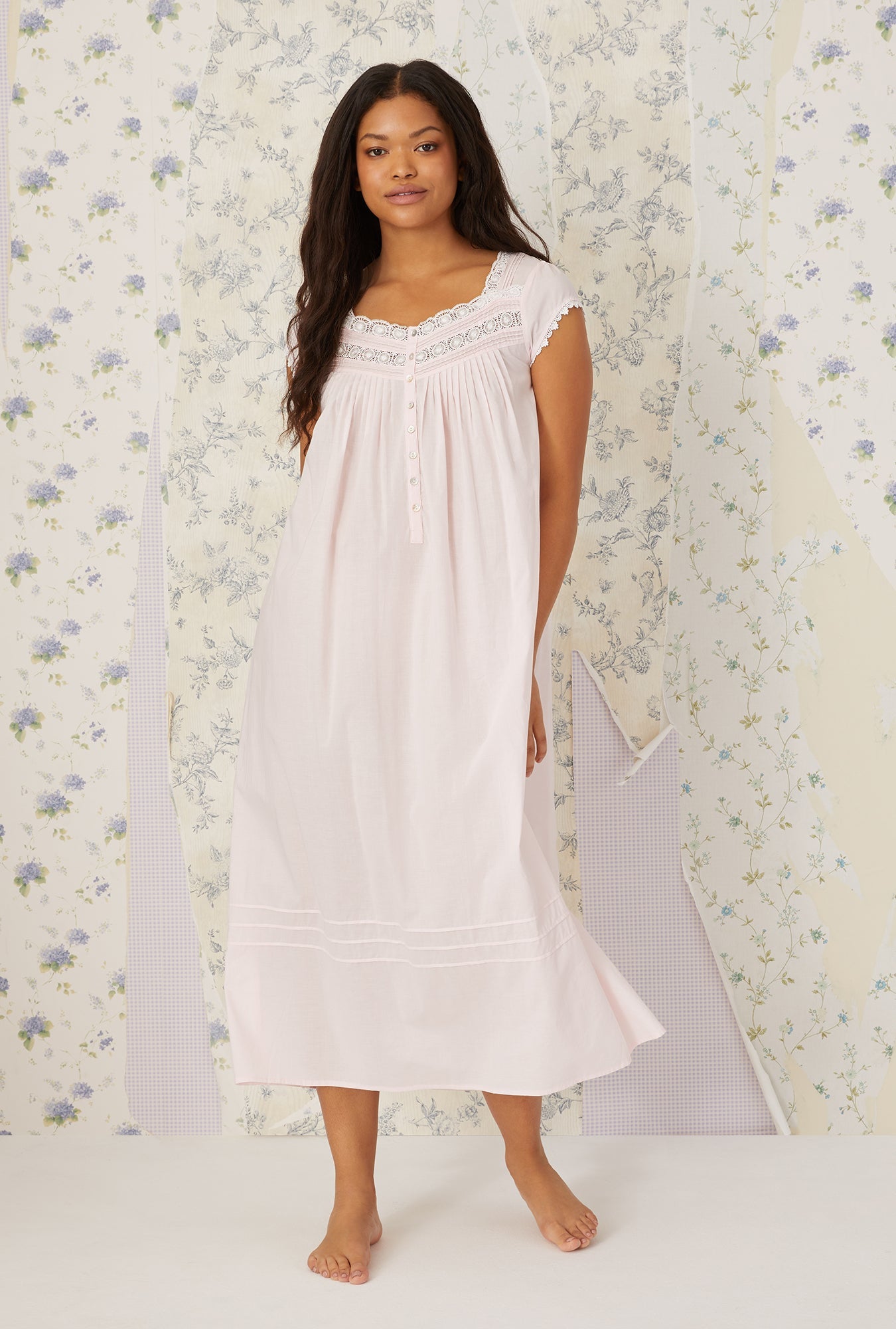 Eileen West Heirloom Dream Cap Sleeve Nightgown