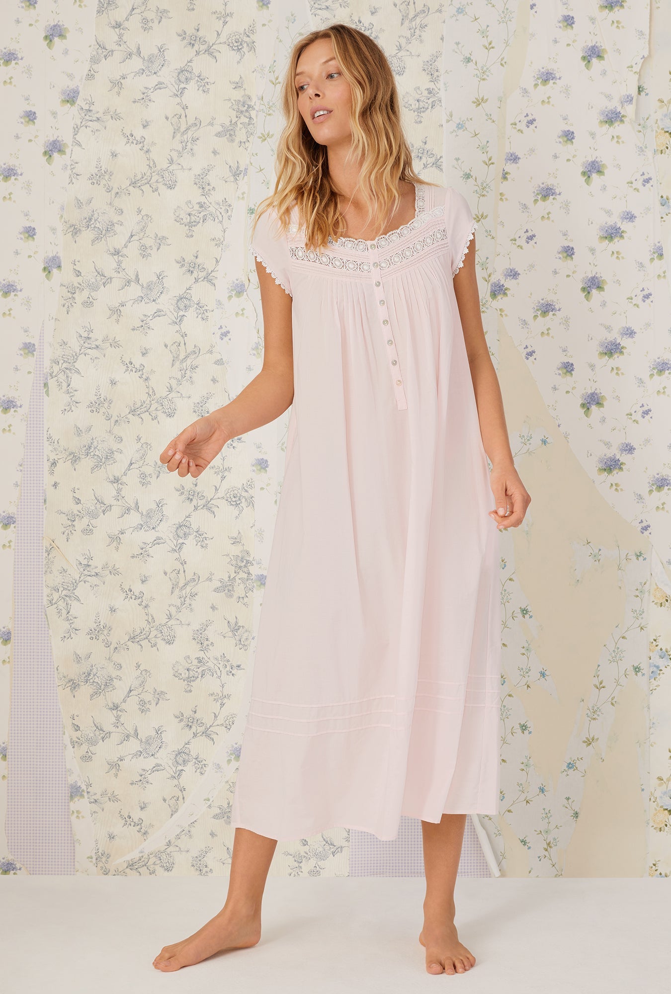Eileen West Heirloom Dream Cap Sleeve Nightgown