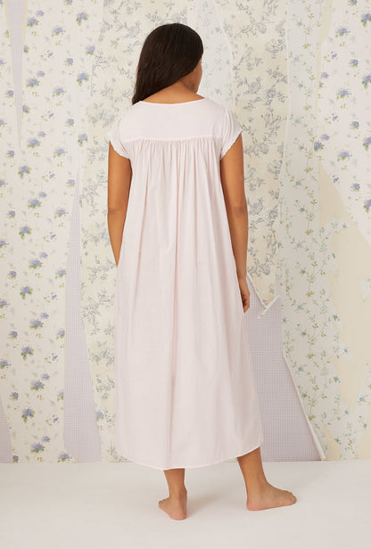 Eileen West Florentine Lace Cap Sleeve Gown