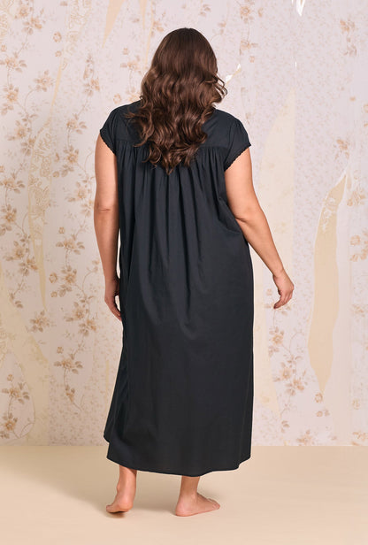 Eileen West Florentine Lace Cap Sleeve Gown