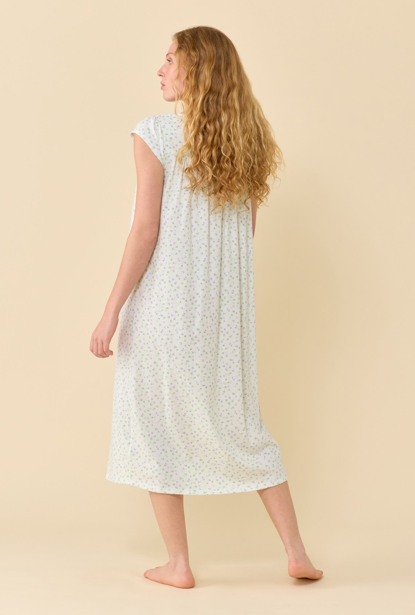 Eileen West Sage Posy Nightgown