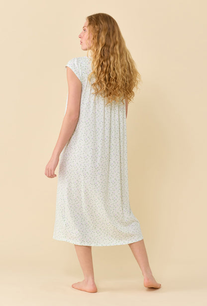 Eileen West Sage Posy Nightgown