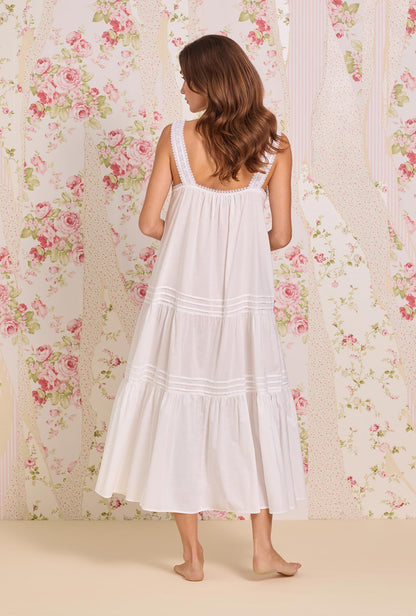 Eileen West The "Josephine" Iconic White Cotton Lawn Ballet Nightgown
