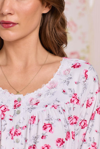 Eileen West Winter Blossom Dreamy Sweater Knit Chemise