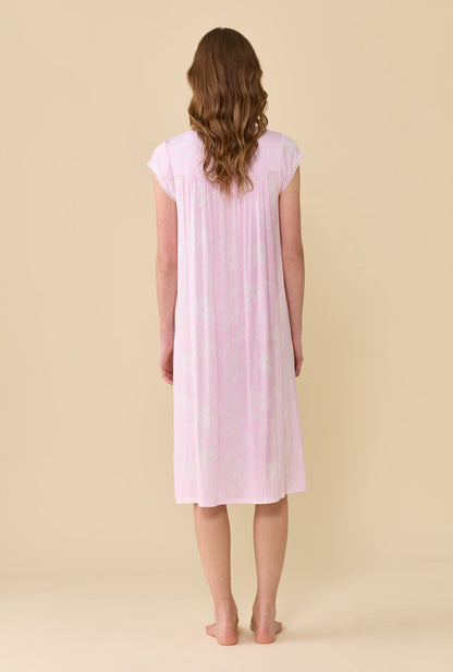 Eileen West Pink Posy Tencel™ Modal Waltz Nightgown