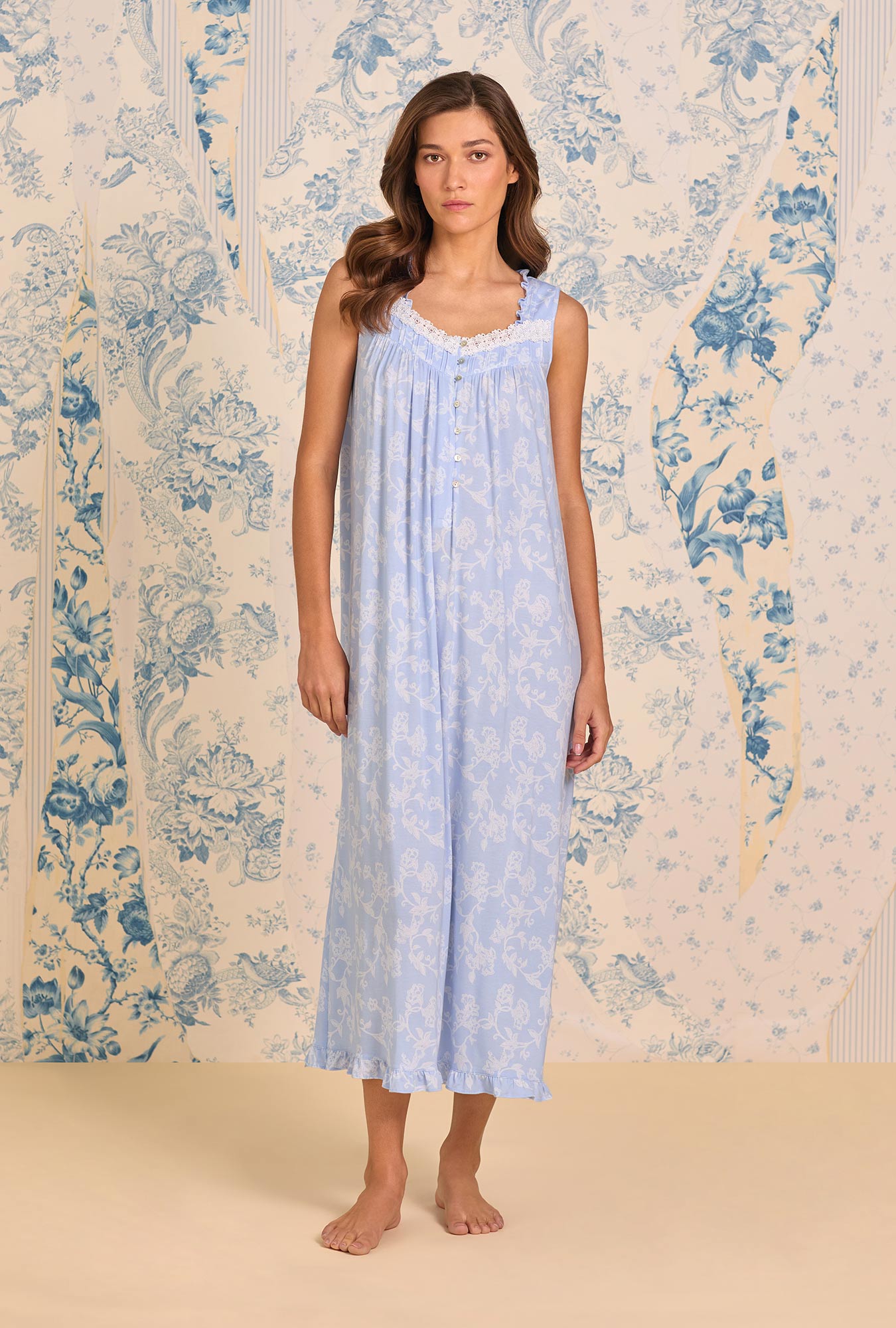 Eileen West The "Eileen" Blue Haven Tencel™ Modal Ballet Nightgown