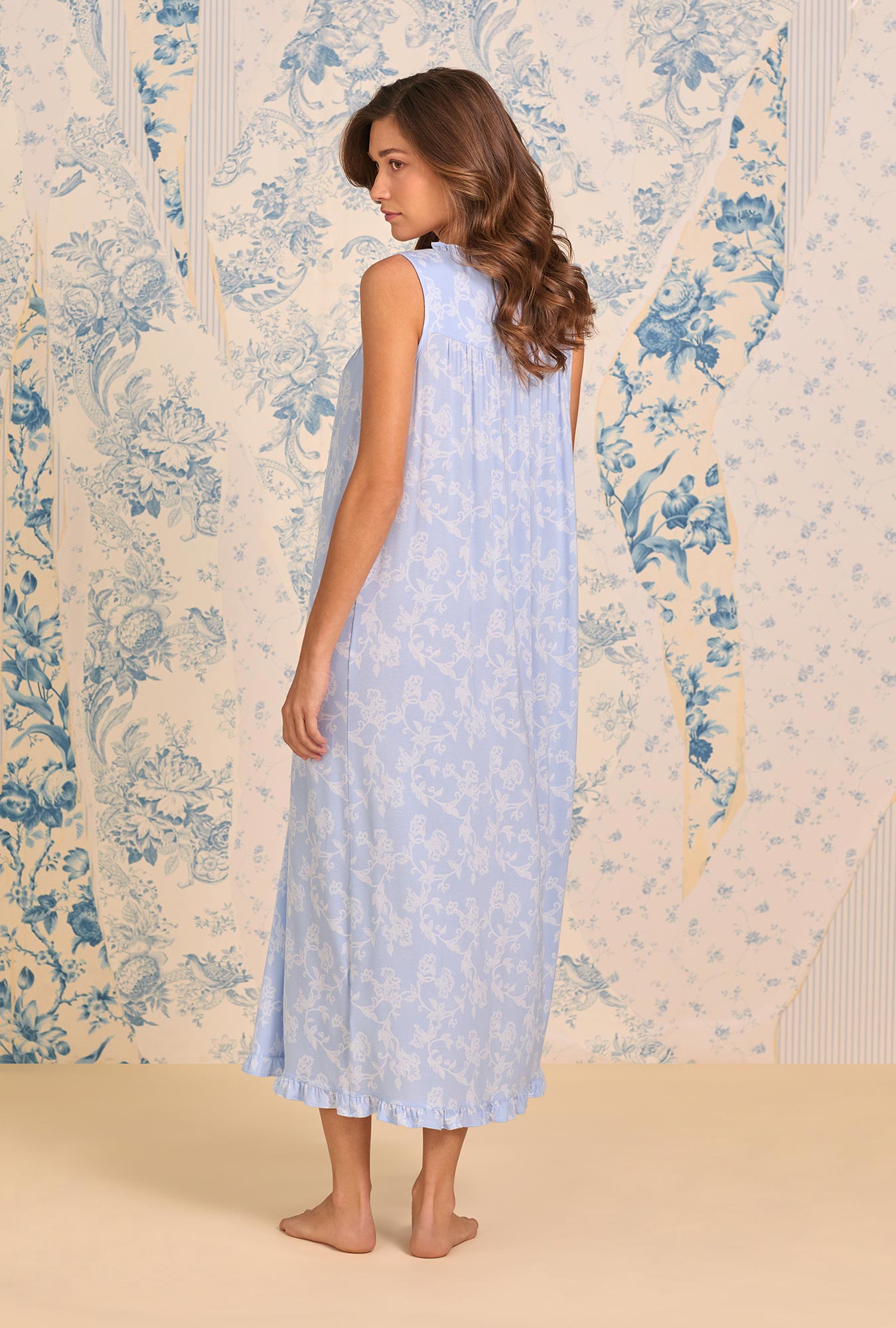 Eileen West The "Eileen" Blue Haven Tencel™ Modal Ballet Nightgown