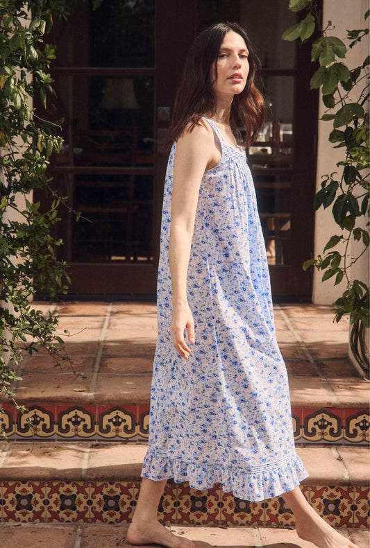 Eileen West The "Eileen" Spring Meadow Cotton Lawn Ballet Nightgown