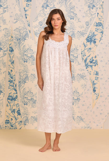 Eileen West The "Eileen" Floral Devoré Ballet Nightgown