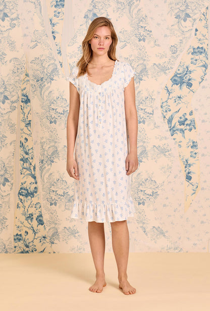 Eileen West Lily Reverie Cotton Pointelle Waltz Nightgown